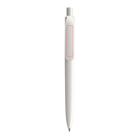 Prodir DS8 stylo à bille à poussoir poli blanc | non disponible | non disponible | sans marquage