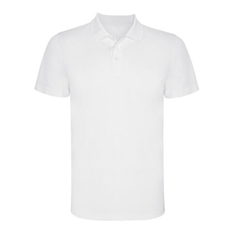 Polo sport Monzha à manches courtes pour enfant Standard | Blanc | 8 | sans marquage | non disponible | non disponible | non disponible