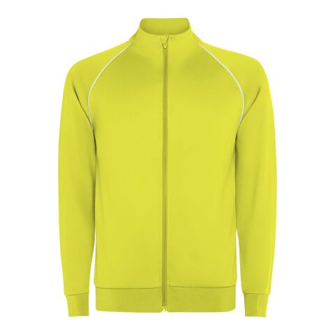 Sweat-shirt pour enfant Valier à fermeture éclair intégrale Fluor Yellow | 12