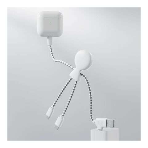 2081 | Xoopar Mr. Bio Charging cable Blanc | sans marquage | non disponible | non disponible | non disponible