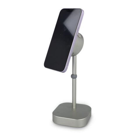 Lampe de table intelligente Xoopar Mojiu avec commande vocale Gris clair | Gravure | à l'opposé du bouton on/off | 35 mm x 30 mm