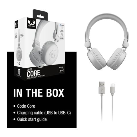3HP1000 I Fresh 'n Rebel Code Core-Wireless on-ear Headphone Gris clair | sans marquage | non disponible | non disponible