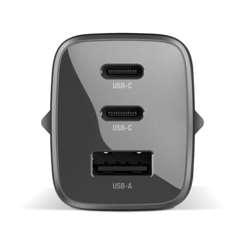 Fresh 'n Rebel chargeur rapide pour ordinateur portable 67 W GaN USB-C et USB-A Gris foncé | sans marquage | non disponible | non disponible