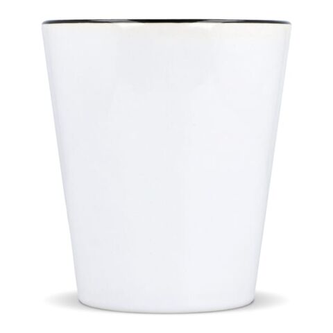 Mug subli Melbourne bord &amp; anse colorés 300ml Blanc-Noir | sans marquage | non disponible | non disponible | non disponible