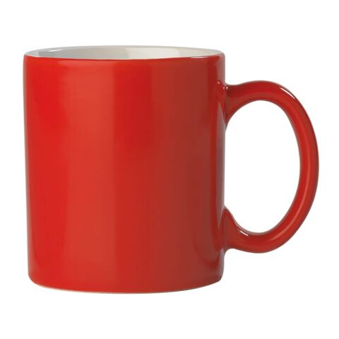Mug Oslo Rouge 300ml Rouge / blanc | sans marquage | non disponible | non disponible | non disponible