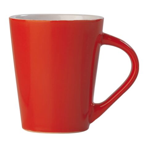 Mug Nice Rouge Brillant 270ml Rouge / blanc | sans marquage | non disponible | non disponible | non disponible