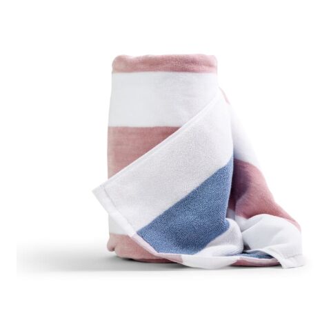 Serviette de plage Lord Nelson 80x160 cm Blanc-Rose Pastel/Blanc | sans marquage