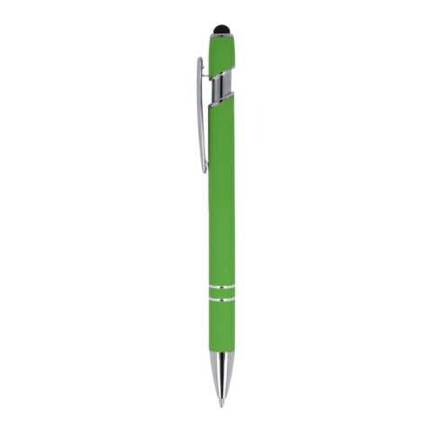 Paris soft touch, encre bleue R-AL Vert clair | Gravure | dans le prolongement du clip | 35 mm x 8 mm | non disponible