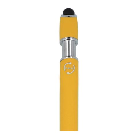 Paris soft touch, encre noire R-AL Jaune | Gravure | à 90 degrés du clip | 56 mm x 8 mm | non disponible