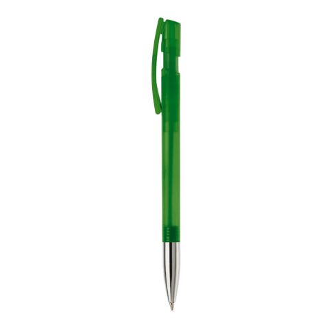 Stylo Nash Transparent Vert-Vert | Sérigraphie 1 couleur | dans le prolongement du clip | 42 mm x 25 mm | non disponible