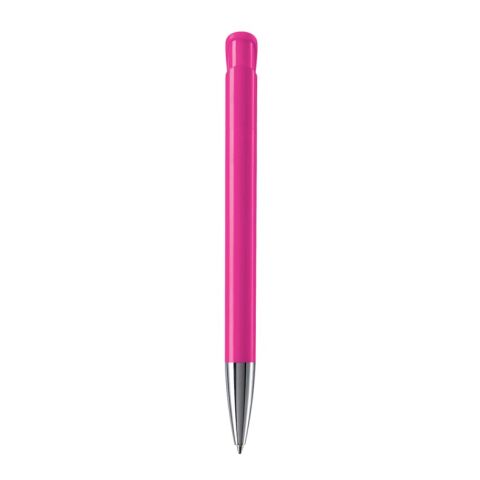 Stylo bille Atlas, couleurs opaques et pointe métal Rose | Sérigraphie 1 couleur | à 270 degrés du clip | 50 mm x 25 mm | non disponible