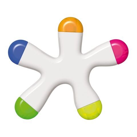 Surligneur Drop Multicolore | Tampographie 1 couleur | Côté 1 | 30 mm x 10 mm | non disponible