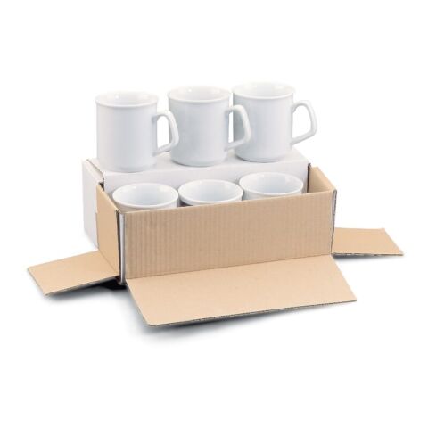 Boîte pour 6 mugs Multicolore | sans marquage