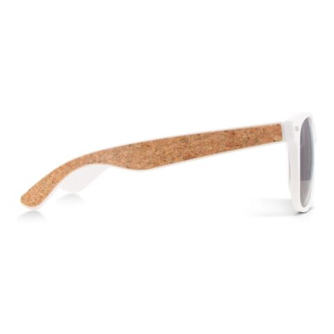 Lunettes de soleil Justin RPC avec incrustation en liège UV400 Blanc | sans marquage | non disponible | non disponible | non disponible