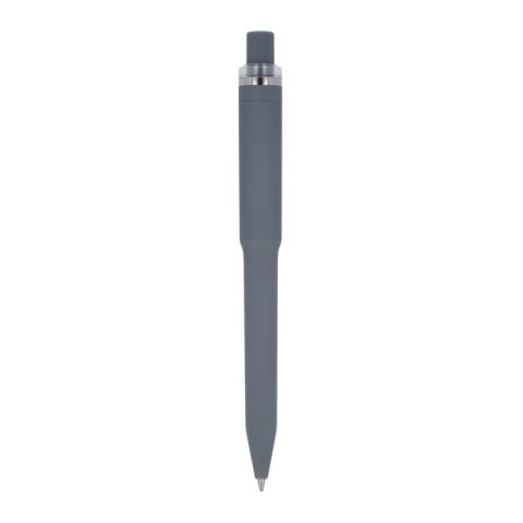 Stylo Ozzy soft touch Gris | Impression Numérique 3D | à 90 degrés du clip | 42 mm x 8 mm