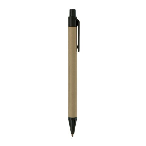 Stylo bille carton recyclé Noir | sans marquage | non disponible | non disponible | non disponible