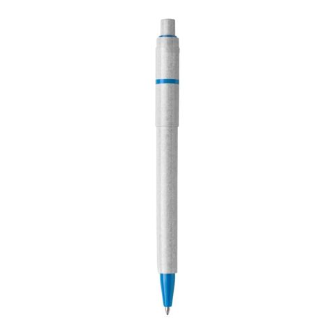Stylo Baron Stone opaque Gris-Bleu / Blanc | Sérigraphie 1 couleur | à 90 degrés du clip | 45 mm x 25 mm | non disponible