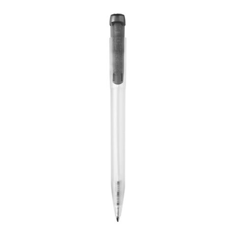 Stylo Ingeo TM Pen Clear transparent Noir | Sérigraphie 1 couleur | à 270 degrés du clip | 45 mm x 25 mm | non disponible