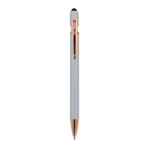 Stylo-bille Paris Deluxe métal caoutchouté Argent | Gravure | à 90 degrés du clip | 87 mm x 8 mm | non disponible