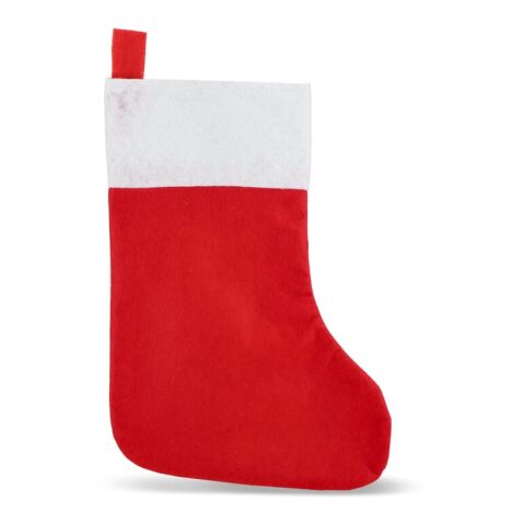 Bas de Noël en feutre 43cm Blanc-Rouge / blanc | sans marquage | non disponible | non disponible