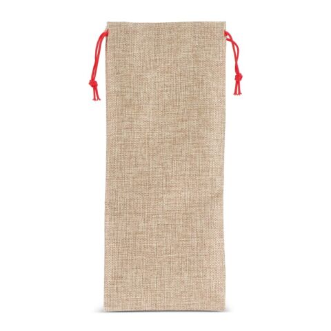 Pochette à vin en jute 14x34cm Nature | sans marquage | non disponible | non disponible