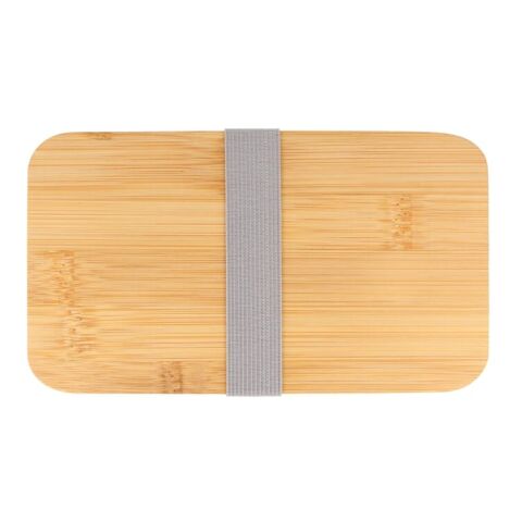 Boîte à lunch Bento R-PP &amp; Bambou Blanc | sans marquage | non disponible | non disponible | non disponible