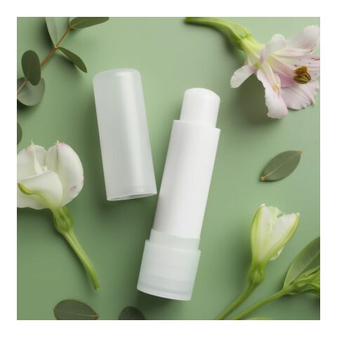 Stick à lèvre classique en matériaux recyclés Blanc | sans marquage | non disponible | non disponible