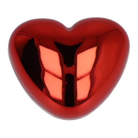 Baume à lèvres en forme de cœur métallique rouge | sans marquage | non disponible | non disponible