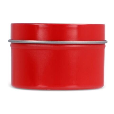 Bougie parfumée à base de plantes Dhyana en étain recyclé Rouge / blanc | sans marquage | non disponible | non disponible