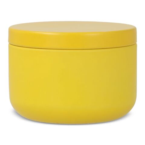 Bougie Asana non parfumée à base de plantes dans une boîte recyclée Jaune | sans marquage | non disponible | non disponible