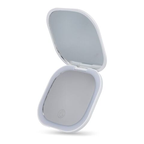 Miroir compact à LED 350 mAh Blanc