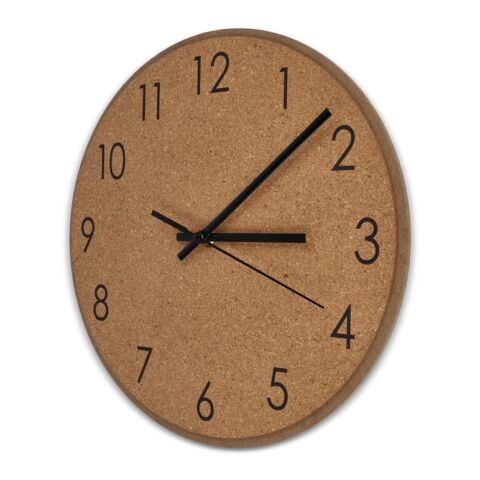 Horloge murale en liège Nature | sans marquage | non disponible | non disponible