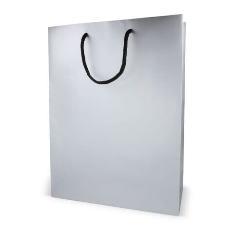 FSC Sac cadeau en papier 30 x 12 x 40cm 200g/m² Argent | sans marquage | non disponible | non disponible
