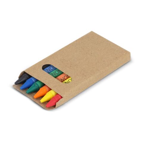 6 crayons de couleur dans une boîte de bricolage Nature | sans marquage | non disponible | non disponible