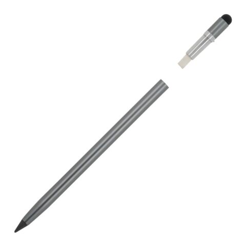 Crayon en aluminium longue durée avec gomme Bronze nickelé foncé-Bronze nickelé foncé | Impression Numérique | sur le corps | 95 mm x 5 mm | non disponible