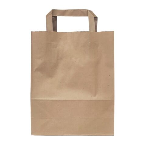 Sac en papier 70g/m² 28x10x22cm Marron | sans marquage | non disponible | non disponible | non disponible