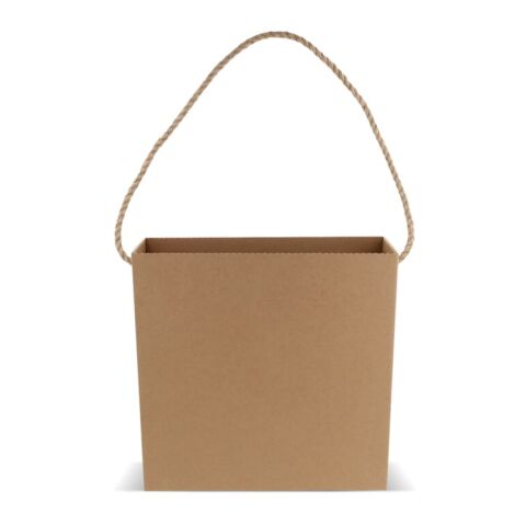 Sac en carton 35x35x11cm Marron | sans marquage | non disponible | non disponible | non disponible