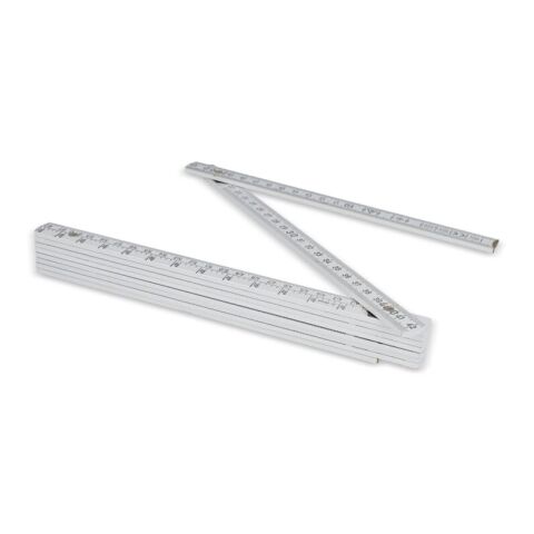 Règle pliante en bois 2m Fabriqué en UE Blanc | sans marquage | non disponible | non disponible | non disponible