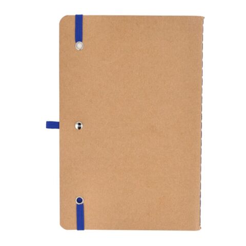 Cahier à couverture souple Papier kraft A5 Bleu / Blanc | sans marquage | non disponible | non disponible