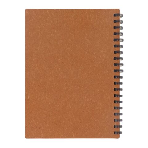 Carnet de notes en cuir recyclé Midi Marron clair | sans marquage | non disponible | non disponible | non disponible