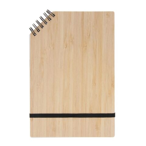 Cahier à reliure d&#039;angle en bambou A5 Nature | sans marquage | non disponible | non disponible | non disponible