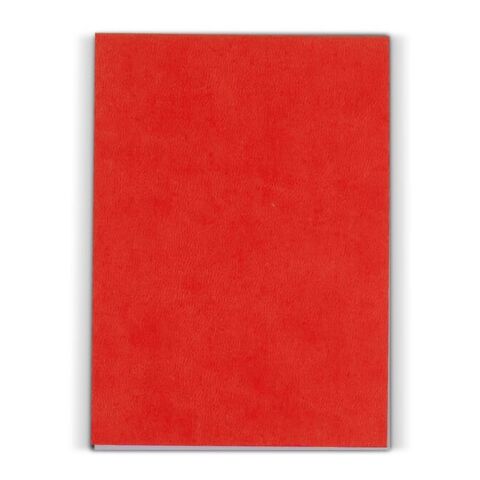 Bloc-notes papier recyclé 150 feuilles rouge | sans marquage | non disponible | non disponible | non disponible