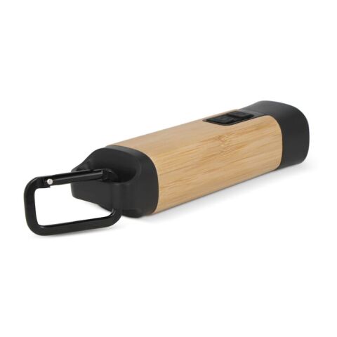 Torche rechargeable R-ABS &amp; Bambou Noir | sans marquage | non disponible | non disponible | non disponible