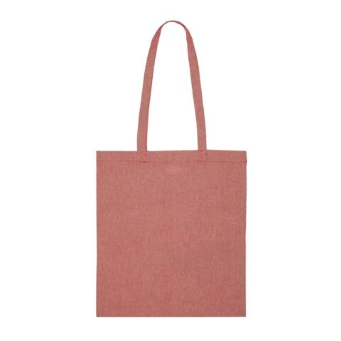 Sac shopping en coton recyclé 38X42 cm rouge | sans marquage | non disponible | non disponible | non disponible