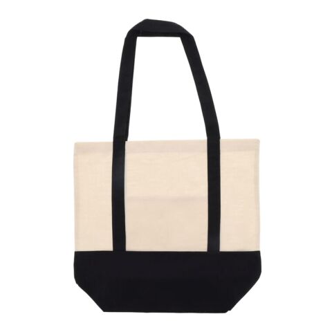 Sac à provisions en coton OEKO-TEX® 140g/m² 40x10x35cm Noir