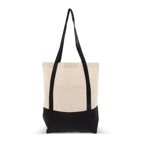 Sac à provisions en coton OEKO-TEX® 140g/m² 40x10x35cm Noir | sans marquage | non disponible | non disponible | non disponible