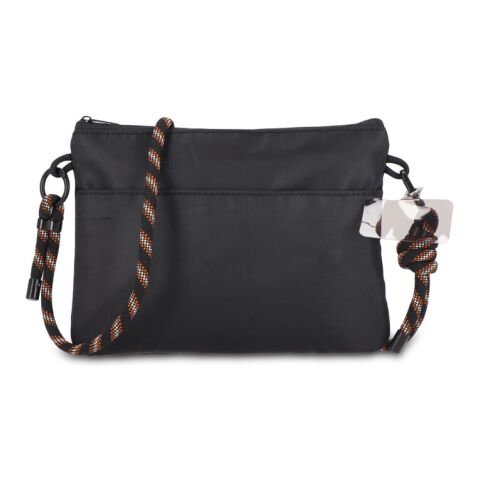 Pochette compacte avec sangle en paracorde pour une portabilité facile. Noir | sans marquage | non disponible | non disponible