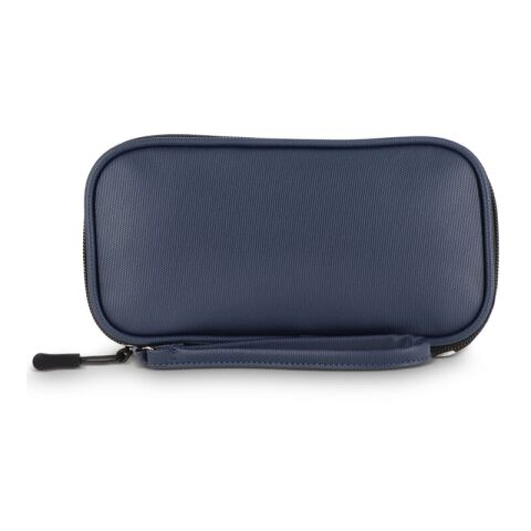 Sac organiseur Kyra 210D en rPET enduit PU 20 x 11,5 x 2 cm Bleu foncé | sans marquage | non disponible | non disponible