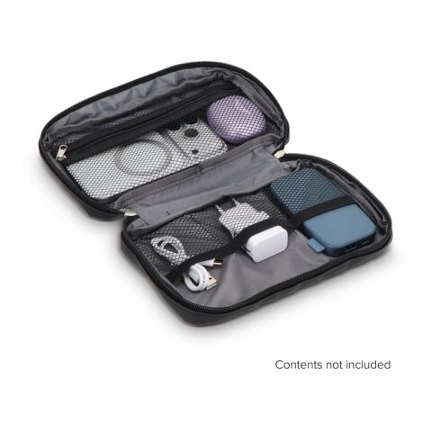 Sac organiseur Napa 210D enduit PU rPET 22 x 13 x 4 cm Noir | sans marquage | non disponible | non disponible