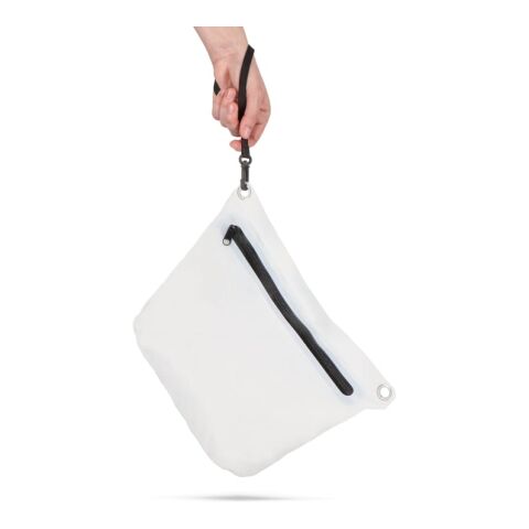 Sac à bandoulière Ripstop résistant à l'eau 33 x 23 x 13 cm Blanc